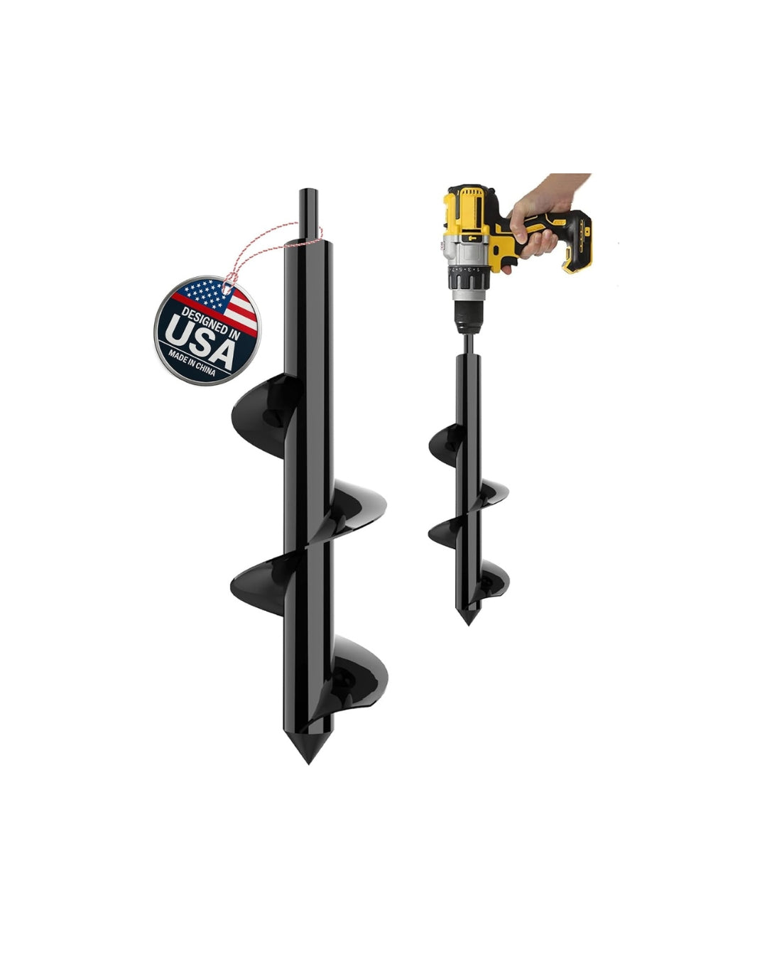 Drill Bit Auger 3"x12" for 3/8" Hex Drive
